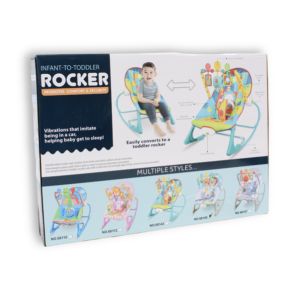 Infant-to-Toddler Rocker (Baby Bouncer & Rocking Chair) – Grey