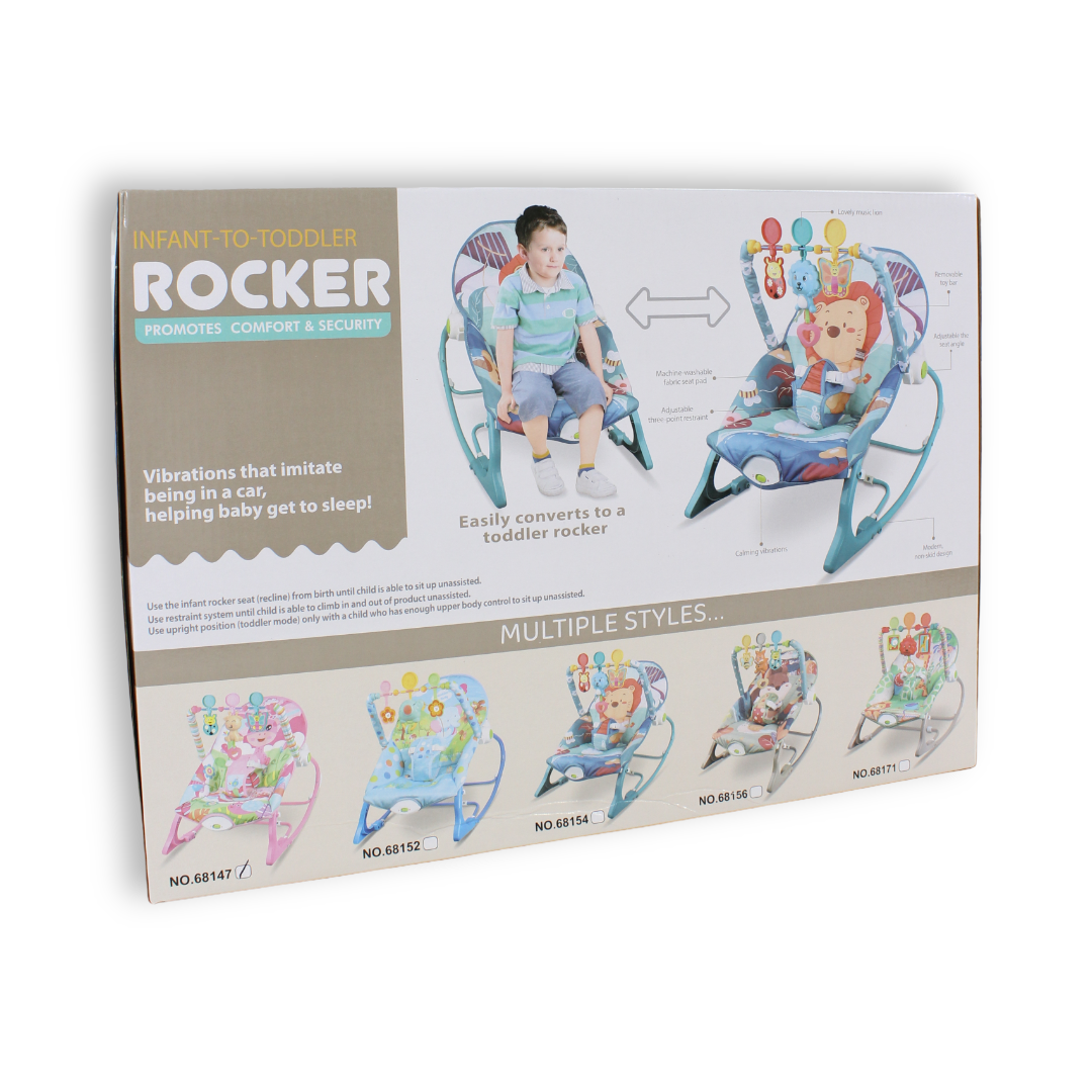 Infant-to-Toddler Rocker (Baby Bouncer & Rocking Chair) – Green