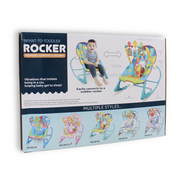 Infant-to-Toddler Rocker (Baby Bouncer & Rocking Chair) – Pink