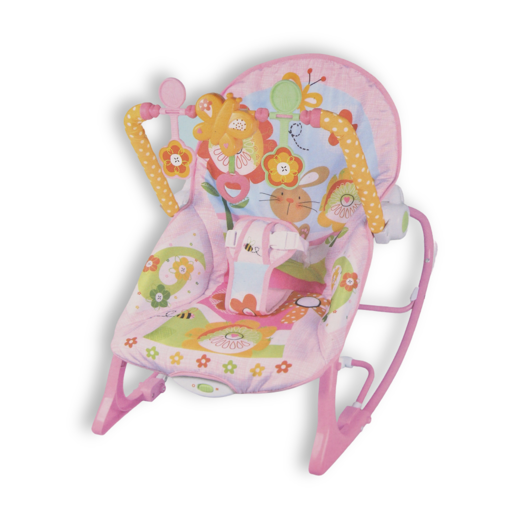 Infant-to-Toddler Rocker (Baby Bouncer & Rocking Chair) – Pink
