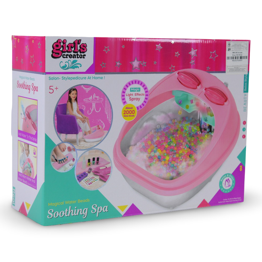 Girl’s Creator Soothing Spa – Magical Water Beads Foot Spa Set