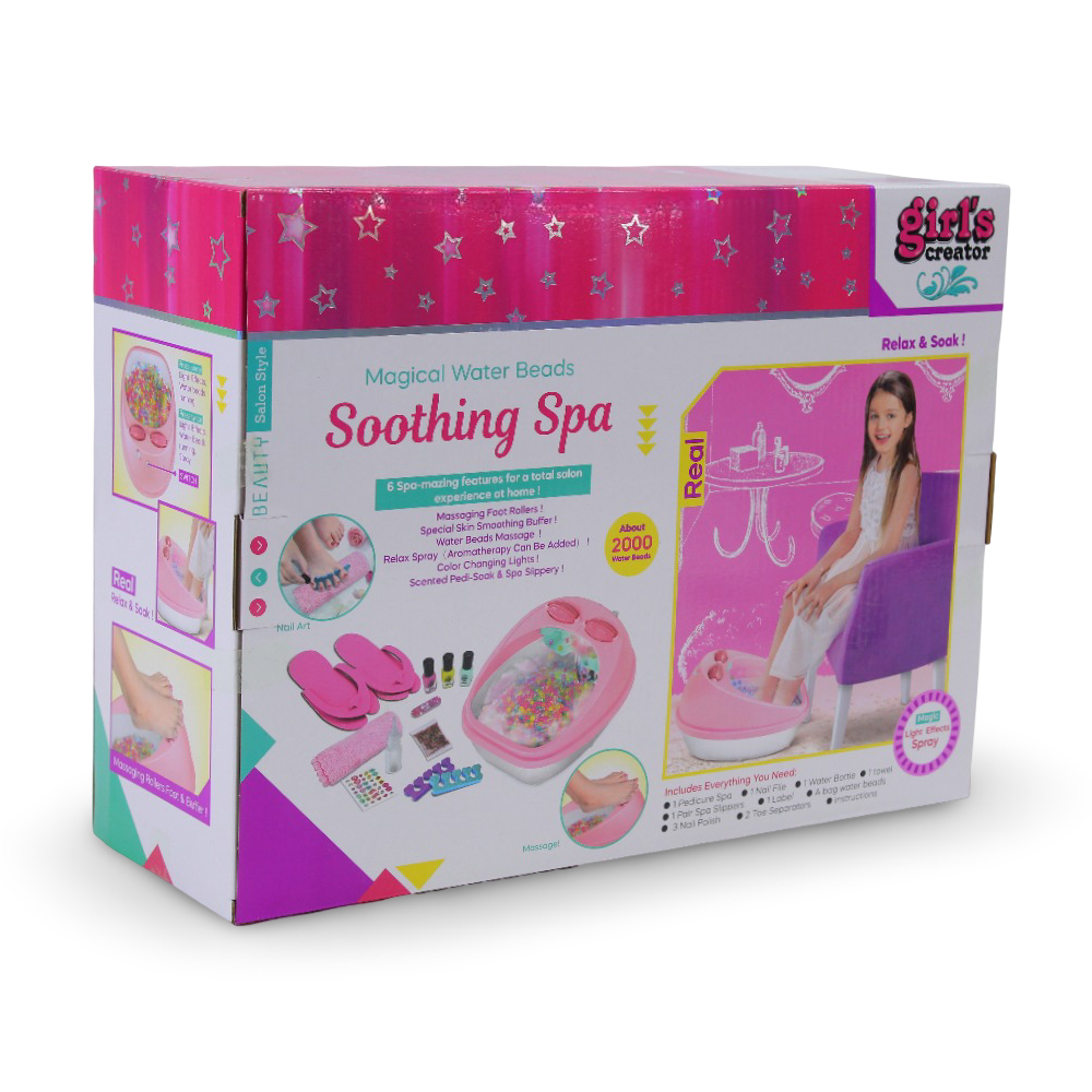 Girl’s Creator Soothing Spa – Magical Water Beads Foot Spa Set