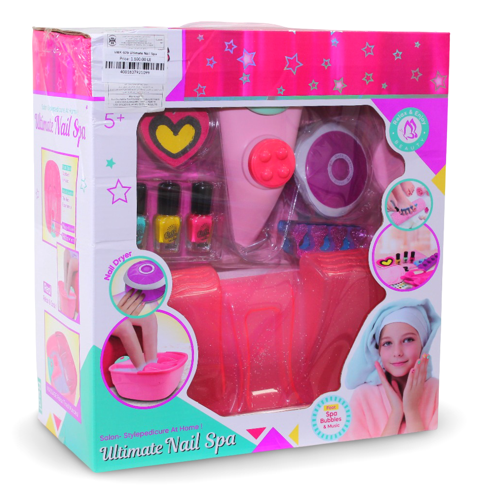 Girl's Creator Ultimate Nail Spa – Kids Pedicure & Manicure Beauty Set
