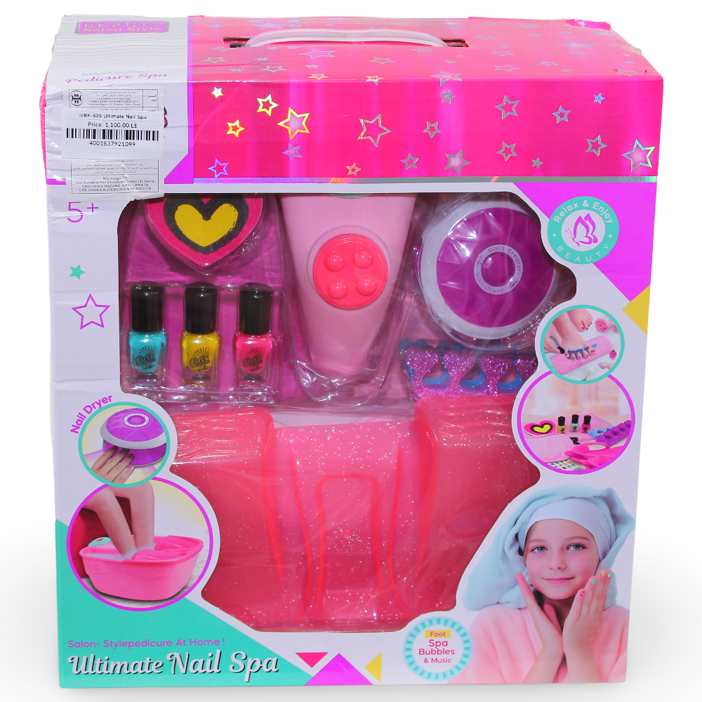 Girl's Creator Ultimate Nail Spa – Kids Pedicure & Manicure Beauty Set