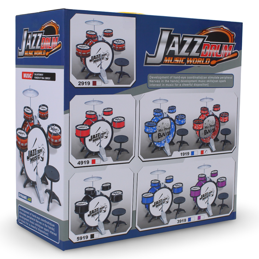 Jazz Drum Music World 16-Piece Drum Set