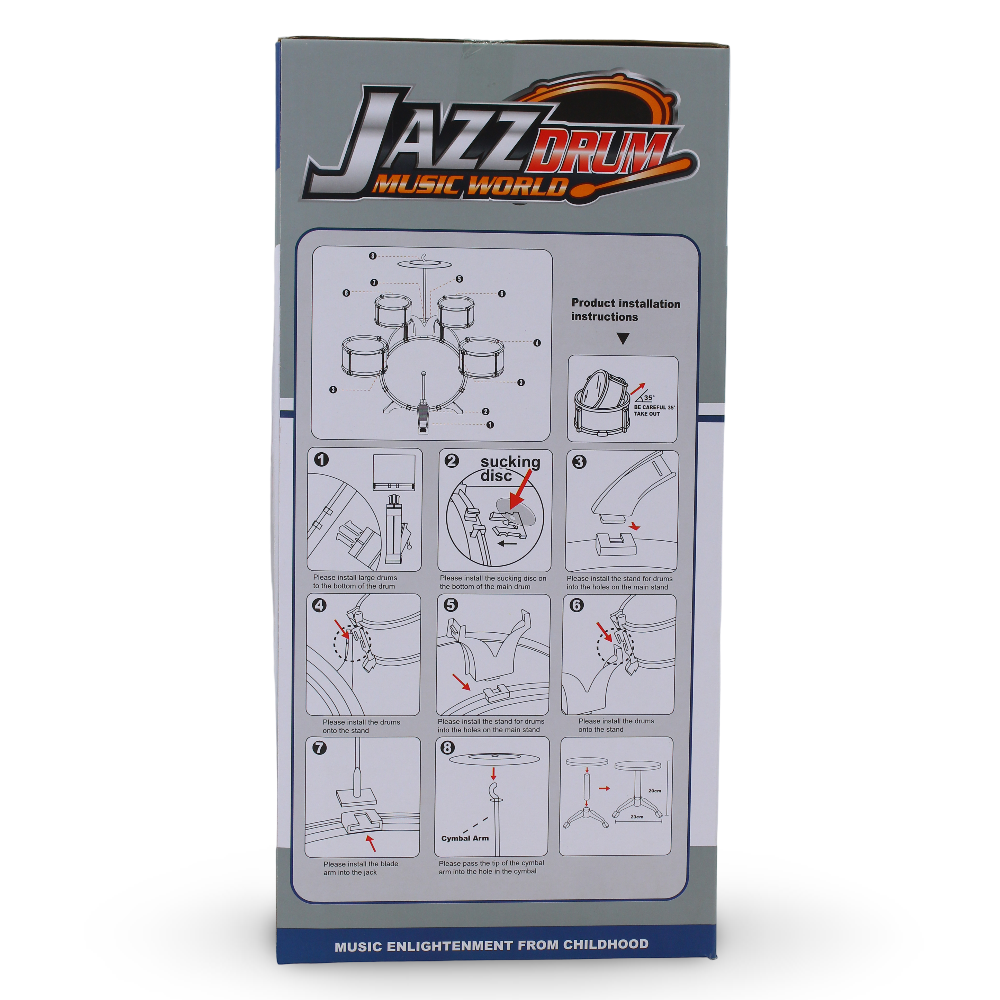 Jazz Drum Music World 16-Piece Drum Set