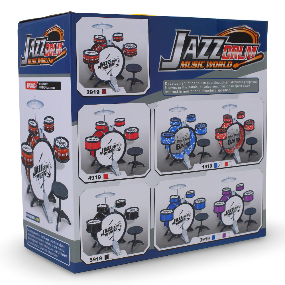Jazz Drum Music World 16-Piece Drum Set