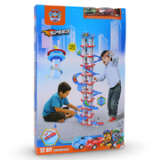 Paw Patrol Themed 5-Level Parking Tower Playset – 105 Pieces