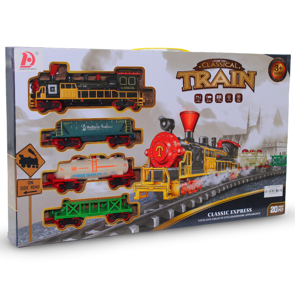 Classic Express Steam Train Set (20 pieces)