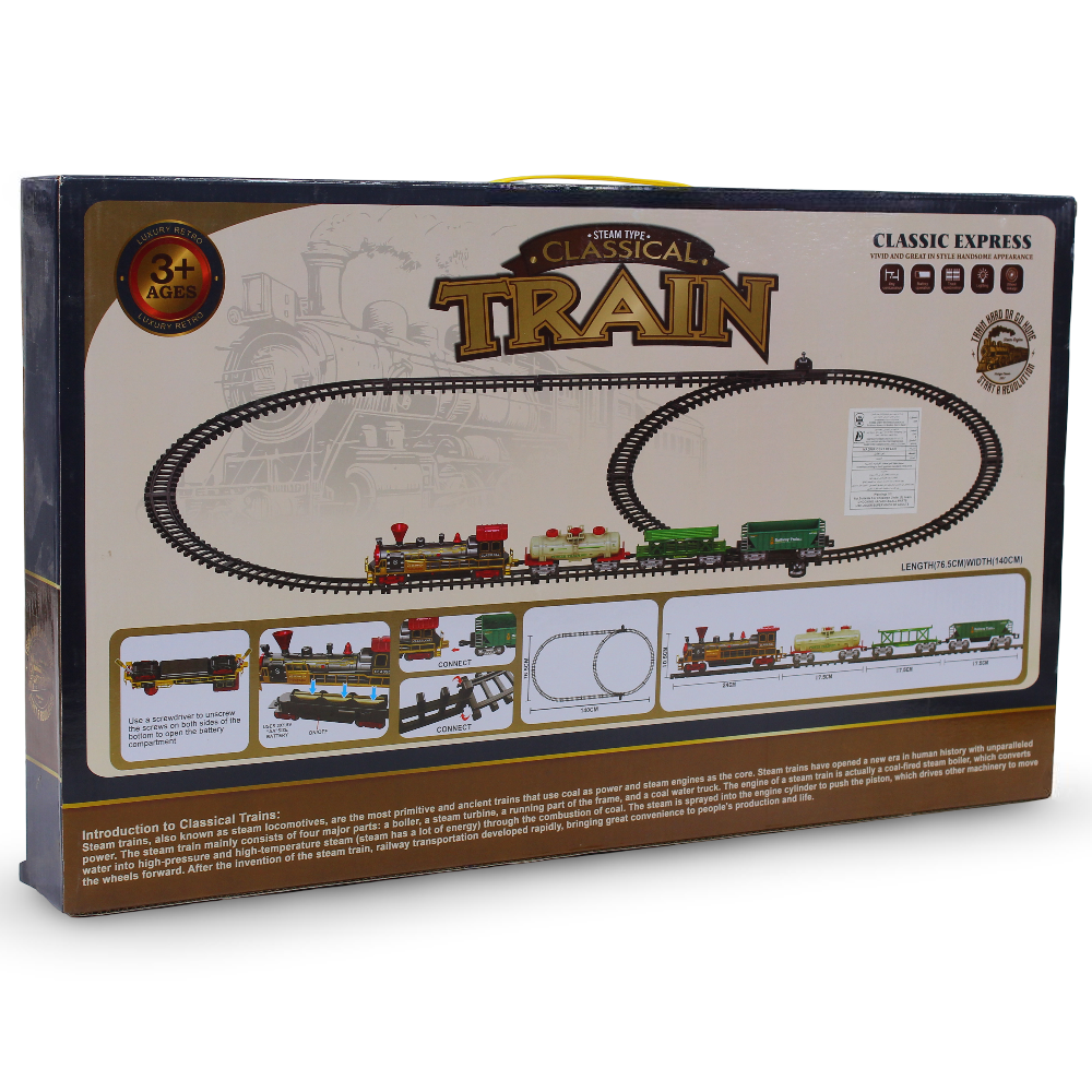 Classic Express Steam Train Set (20 pieces)