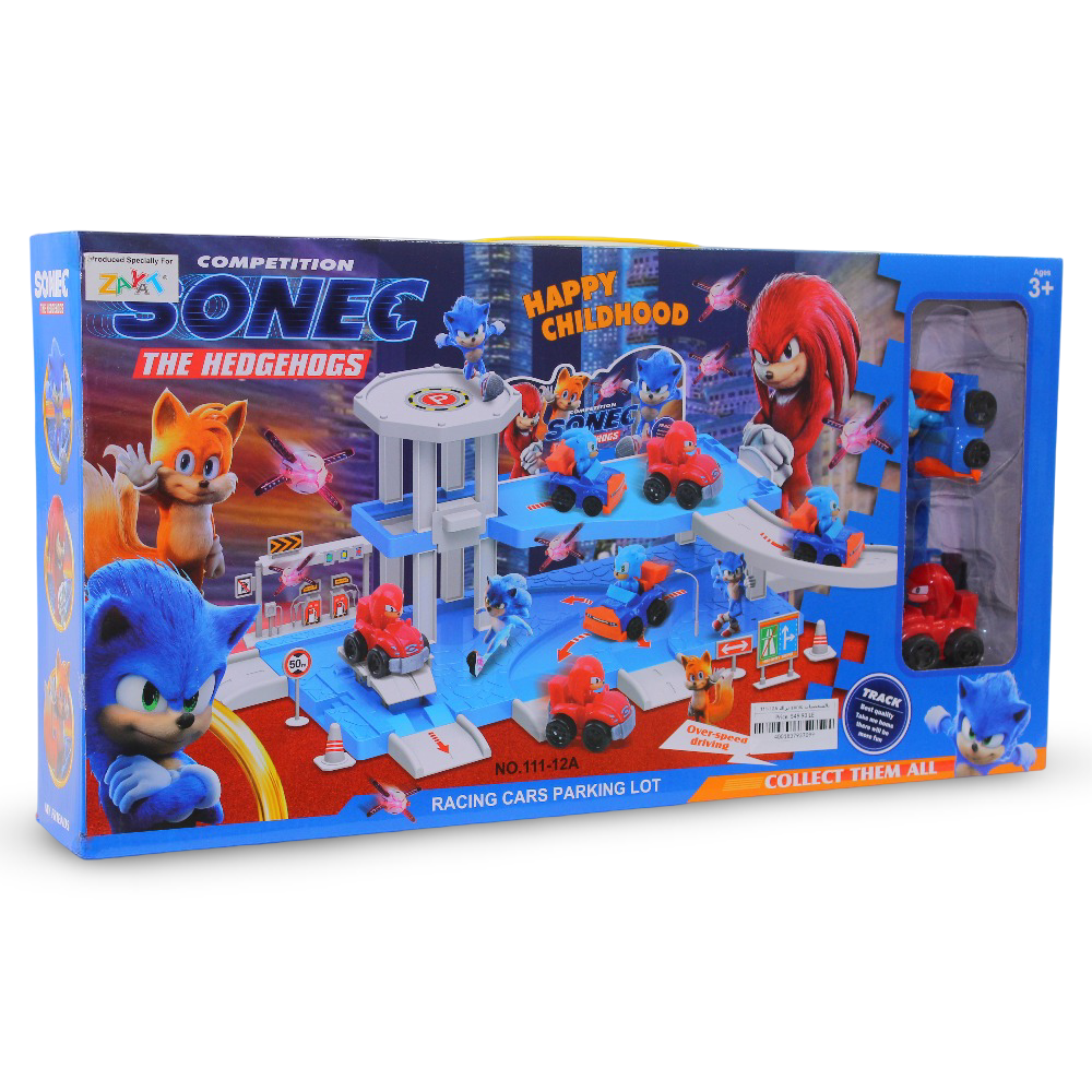 Sonic Racing Cars Parking Lot Track Set
