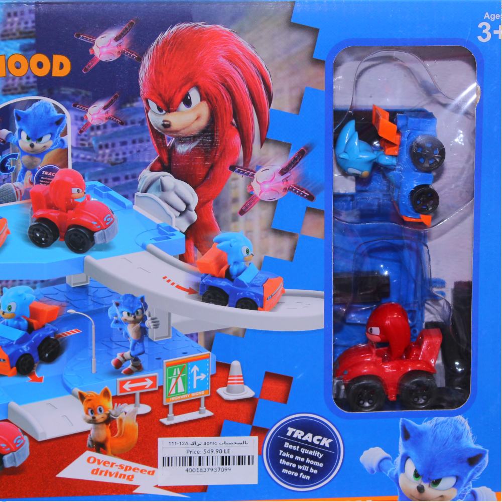 Sonic Racing Cars Parking Lot Track Set