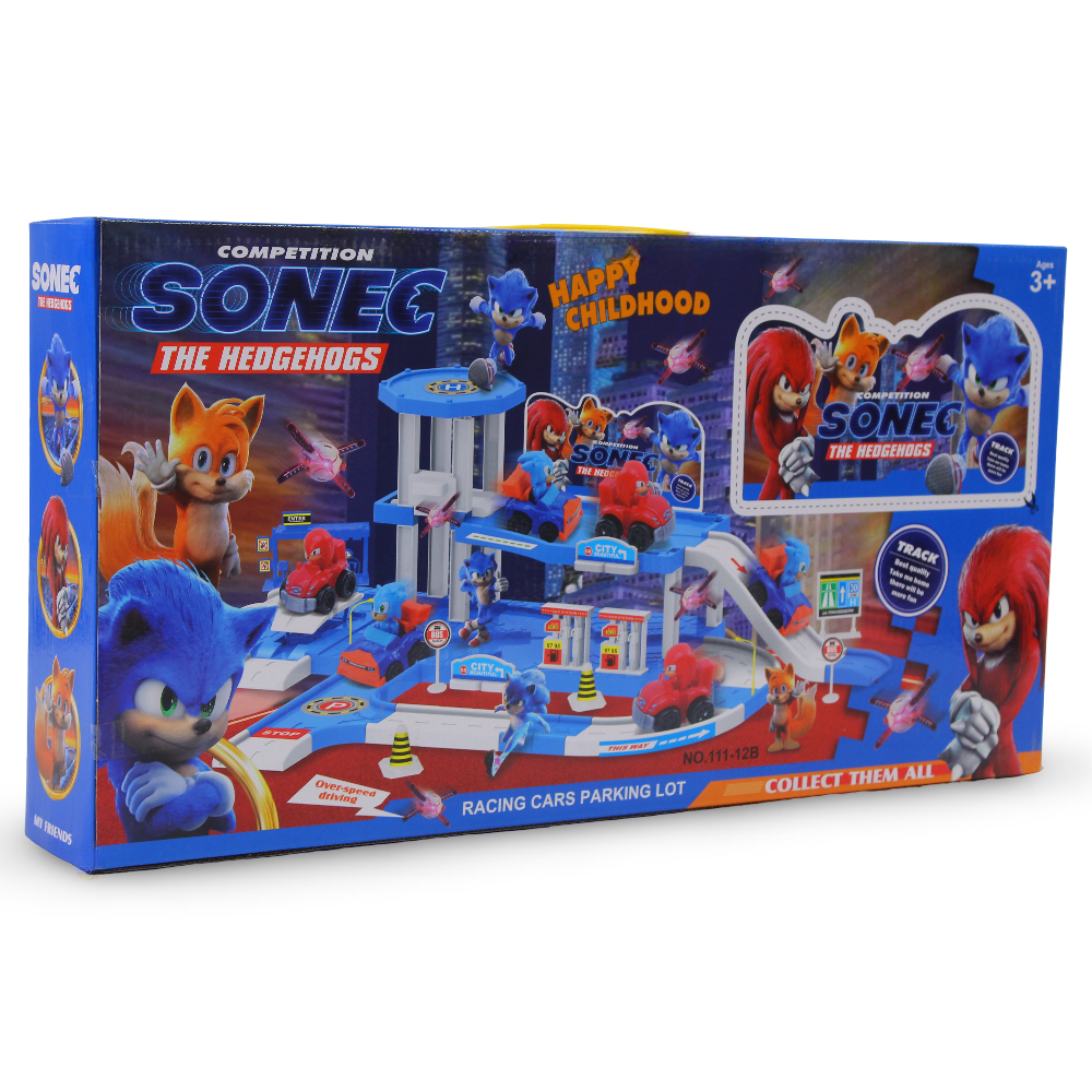 Sonic Racing Cars Parking Lot Track Set