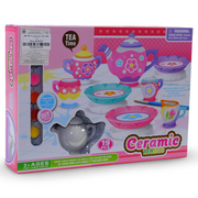 Ceramic Tea Set – 19 Pieces Painting Kit
