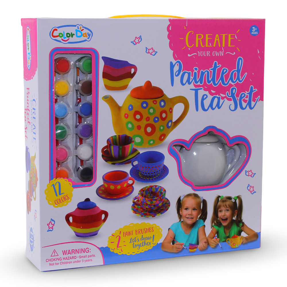Color Day Create Your Own Painted Tea Set