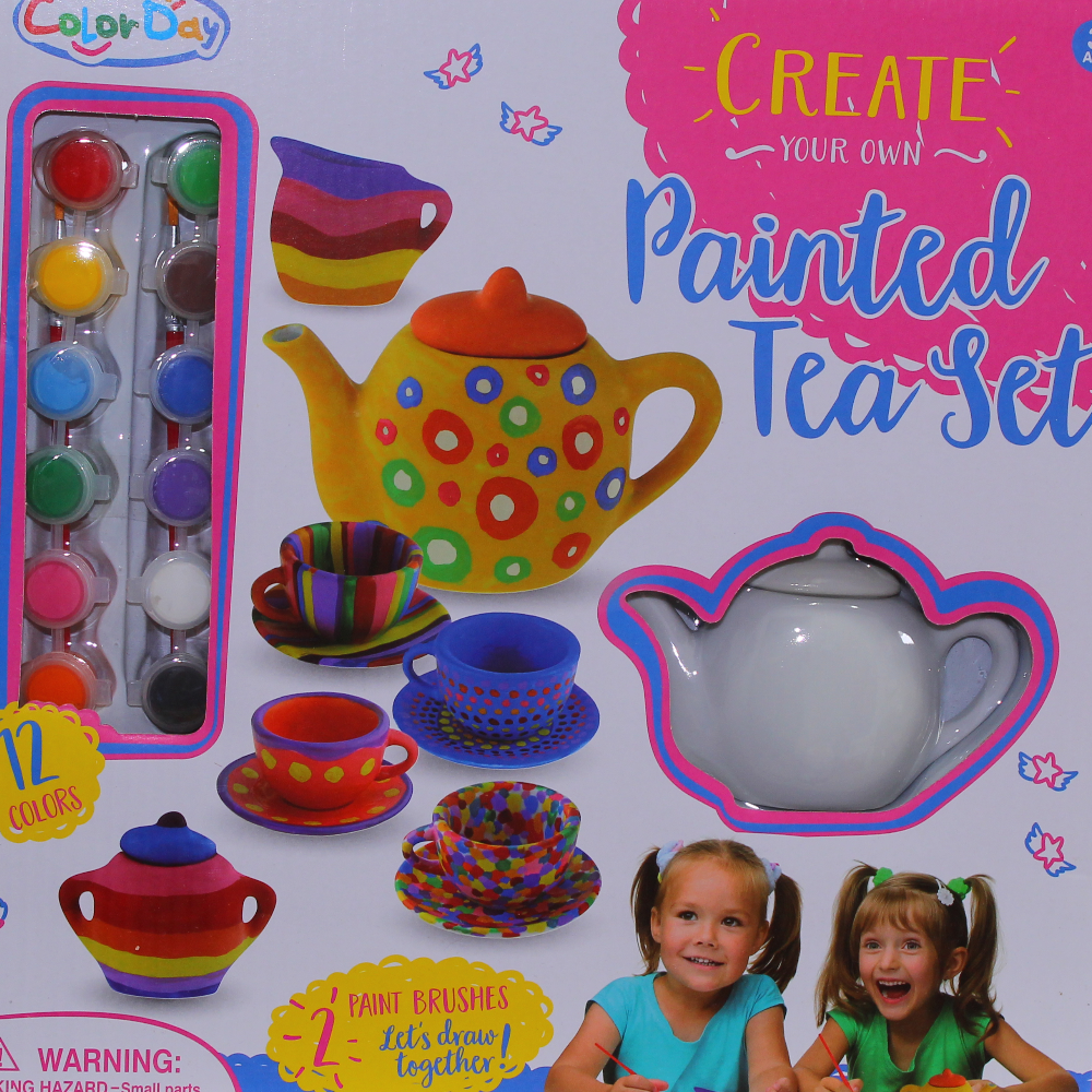 Color Day Create Your Own Painted Tea Set