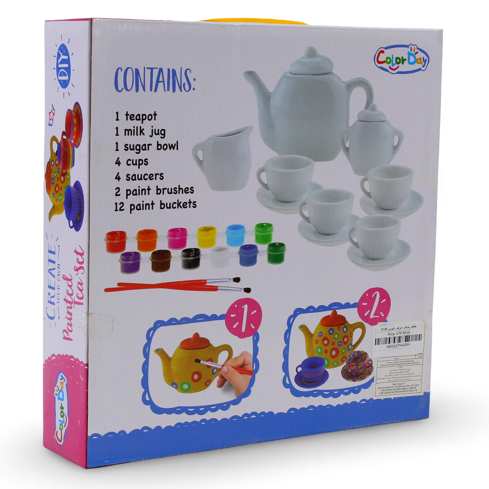 Color Day Create Your Own Painted Tea Set