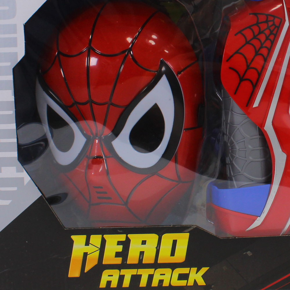Hero Attack Spider-Man + Mask + 2 Sprays