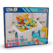 Multifunctional Building Blocks Table 6-in-1 - 100 Pcs