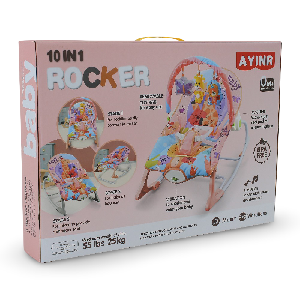 Ayinr 10 in 1 Rocker 18Kg – Purple