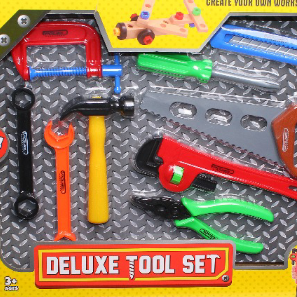 Children's Deluxe Pretend Play Tools Set - 54 Pcs