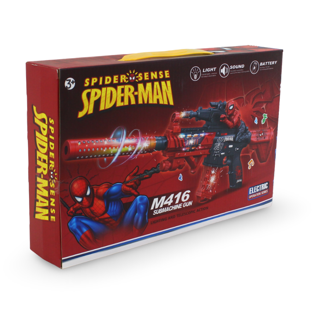 Spider-Man M416 Electric Submachine Gun Toy - Toys - OKO