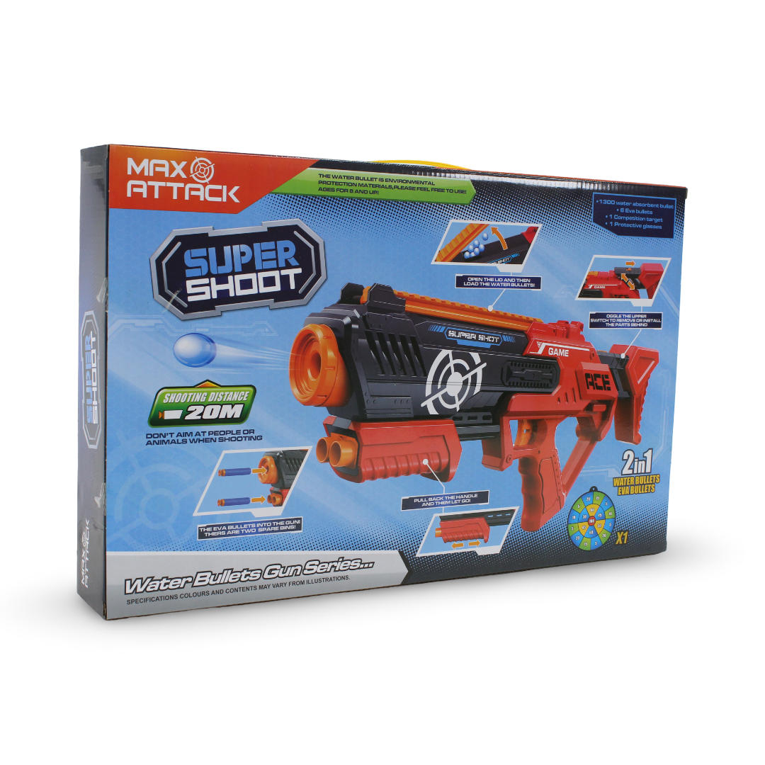 Super Shoot 2-in-1 Toy Gun Set