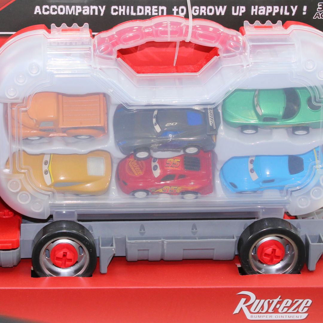 Cars 3 Micro Transporter Toy Set (6 Pcs)