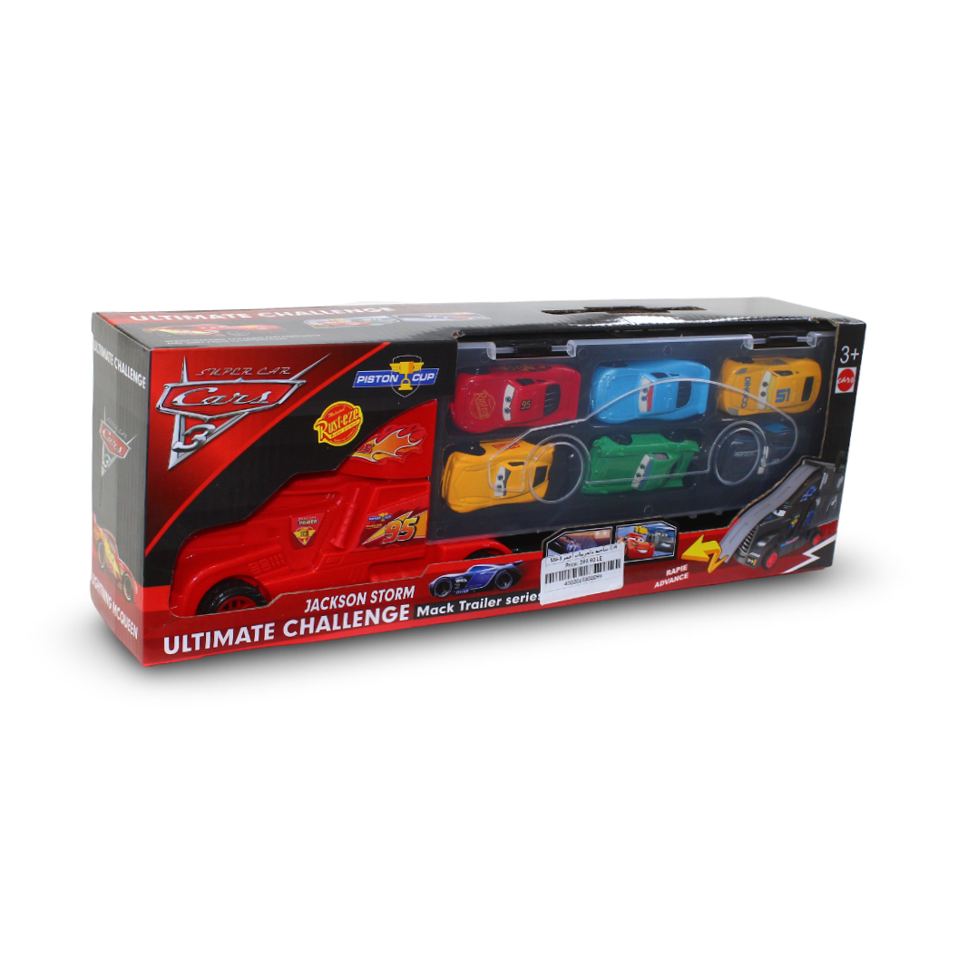 Pixar Cars "Ultimate Challenge" Mack Trailer Set