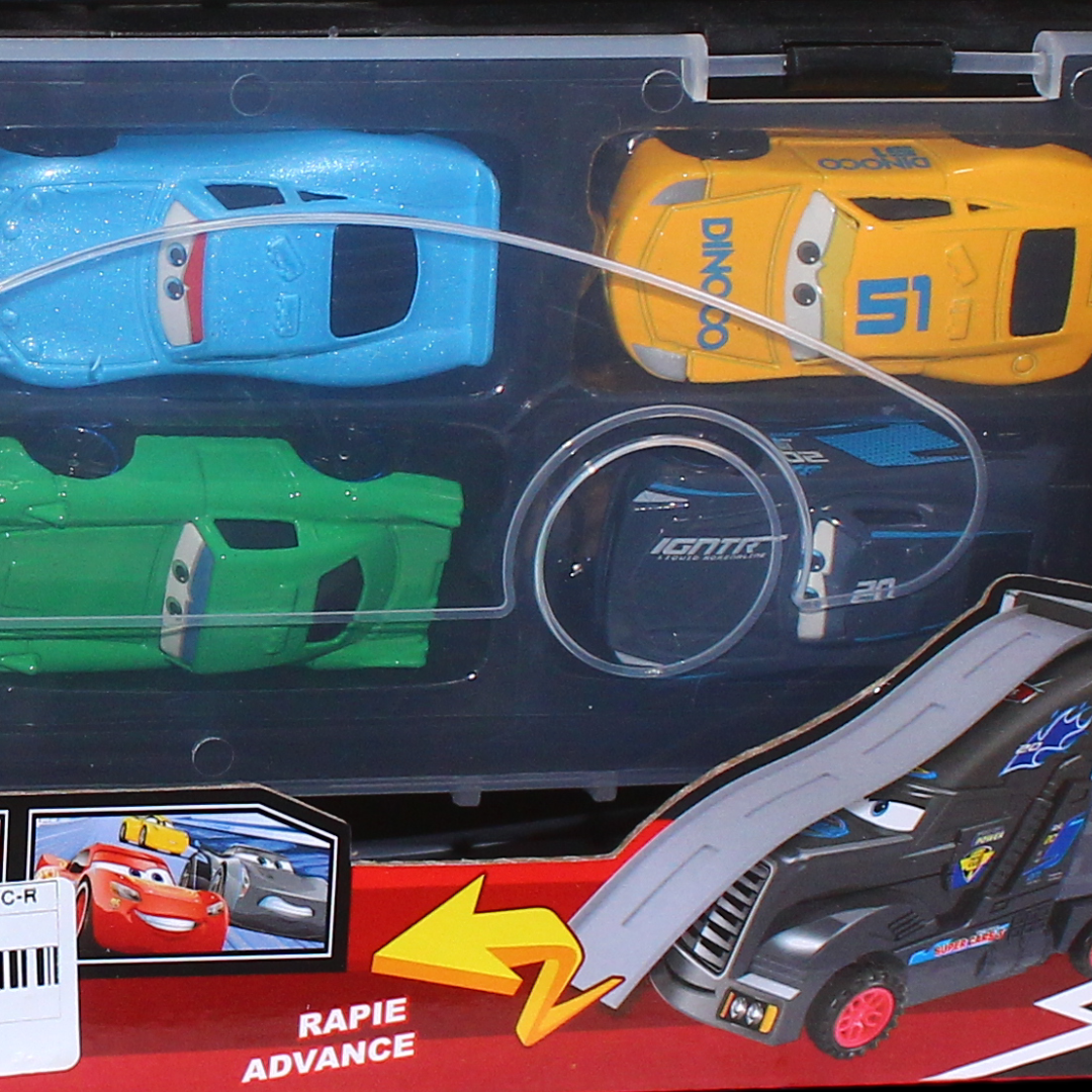 Pixar Cars "Ultimate Challenge" Mack Trailer Set