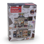 Pretend Play Kitchen Set with Light, Sound & Steam Effects