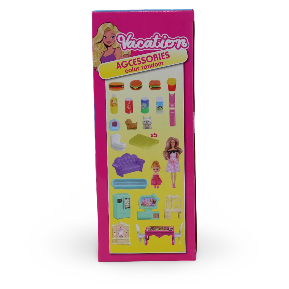 Vacation Sweet Home with Doll – 30 Pcs
