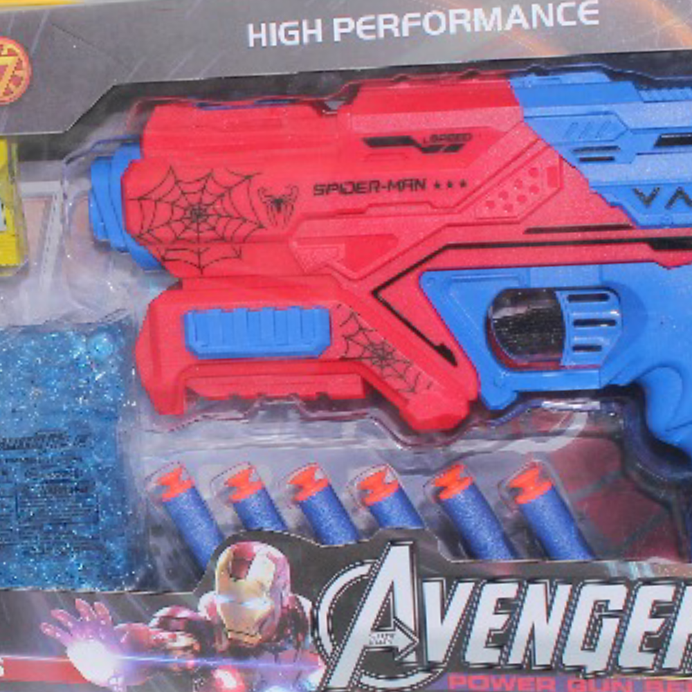 Spiderman Foam & Gel Blaster Gun Playset
