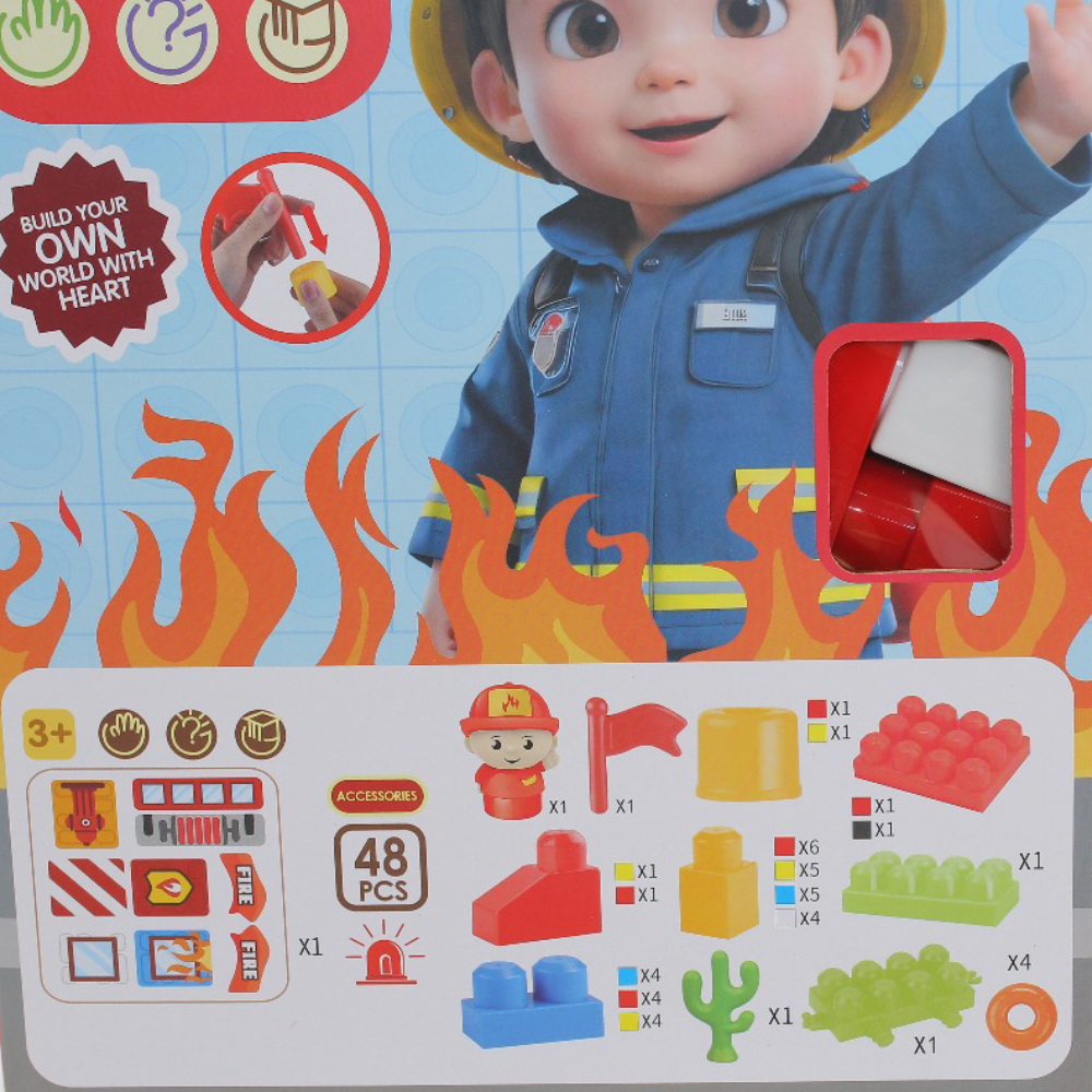 Fire Series Building Block Set – 48 Pcs