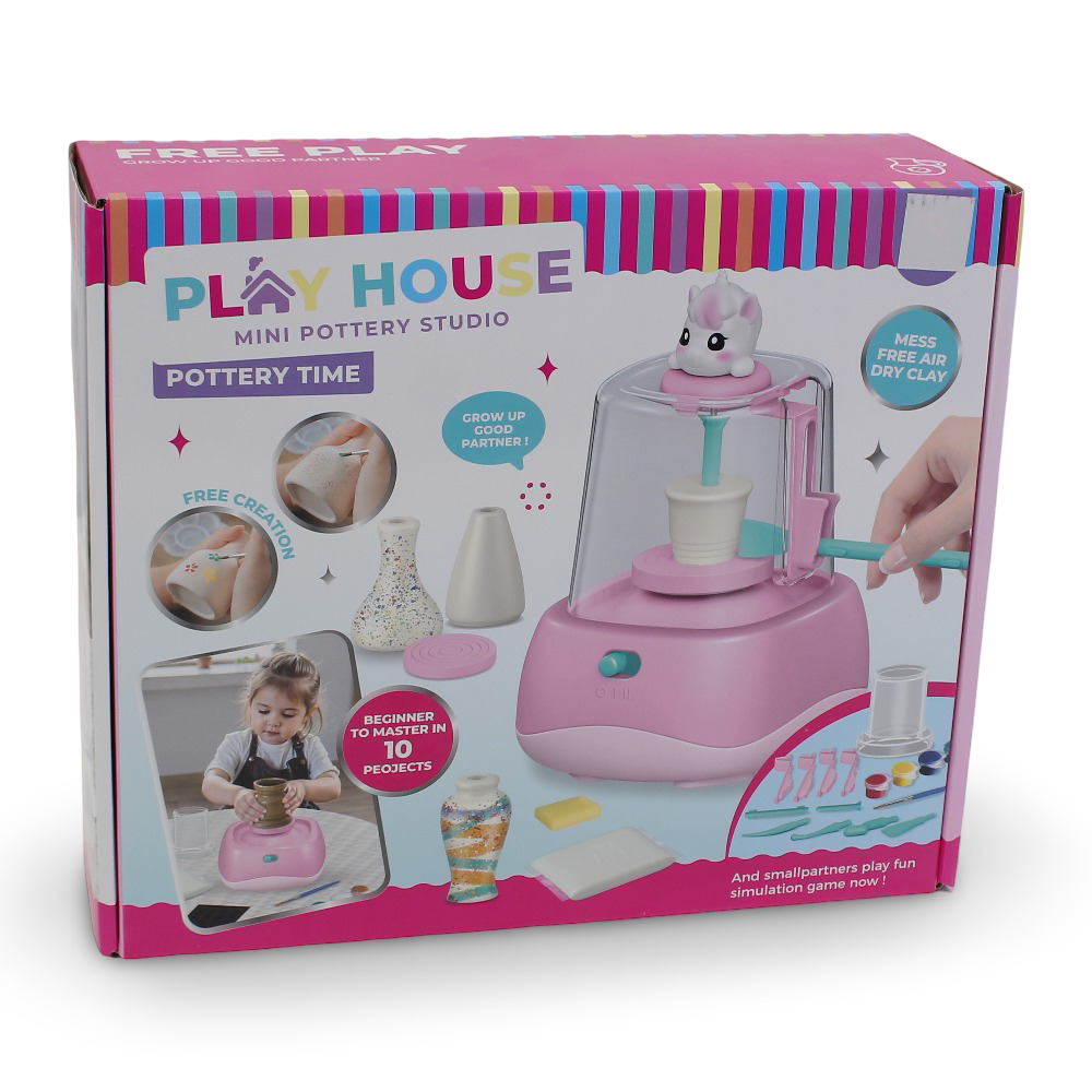 Mini Pottery Studio - Creative Clay Machine - Toys - OKO
