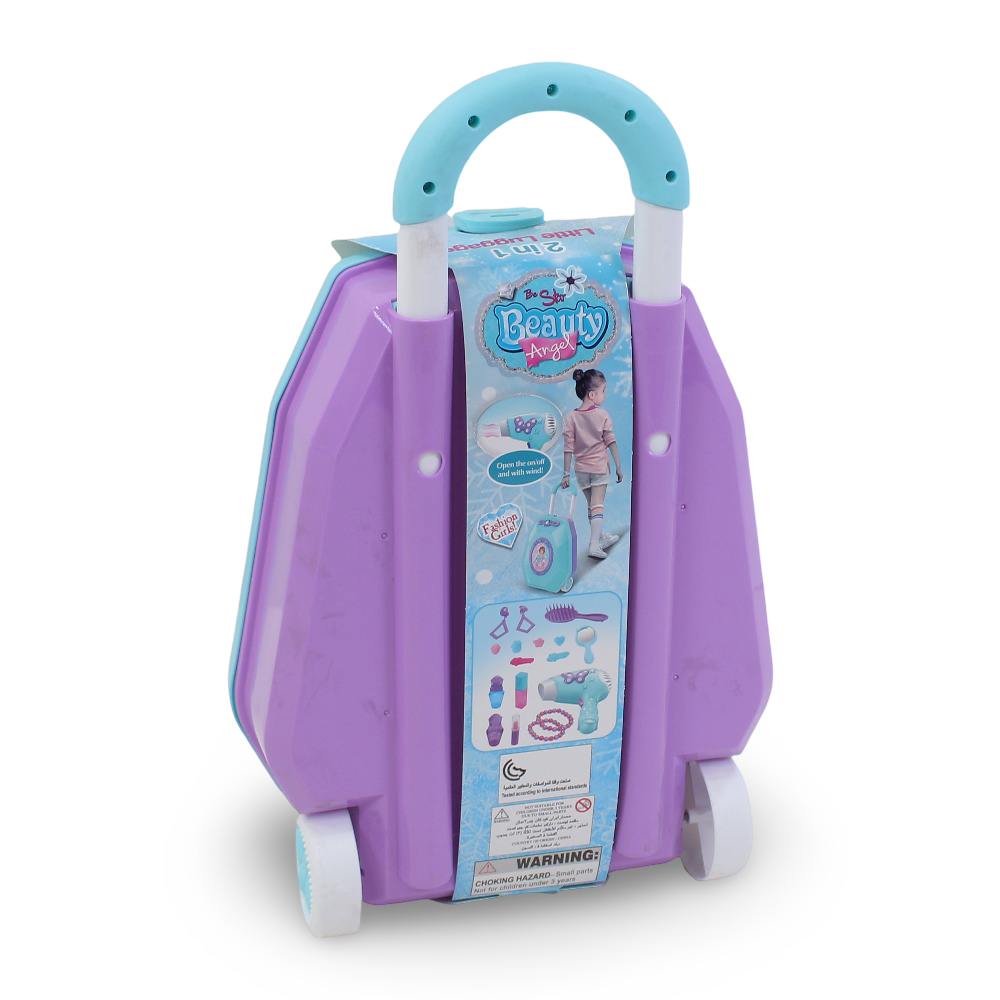 Beauty Playset Trolley with Make-up Accessories - Blue