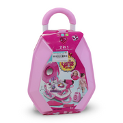 Beauty Playset Trolley with Make-up Accessories - Pink