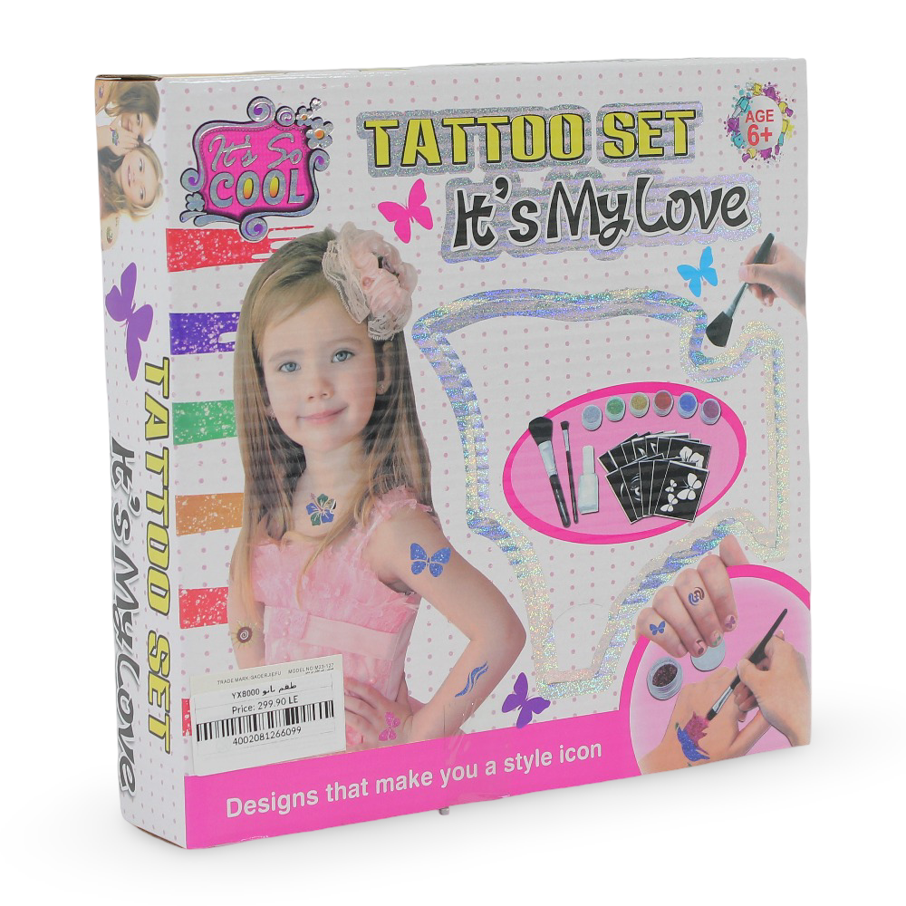 Tattoo Set "It's My Love" Theme