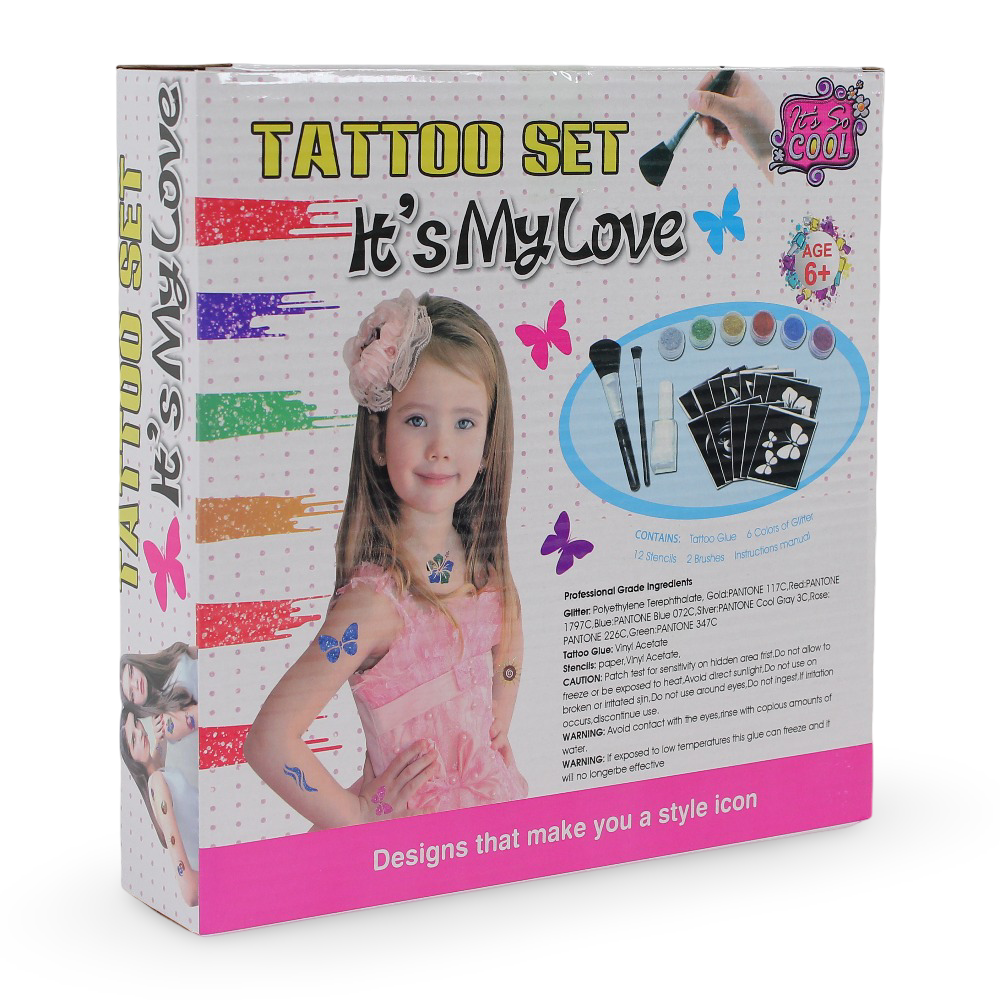 Tattoo Set "It's My Love" Theme