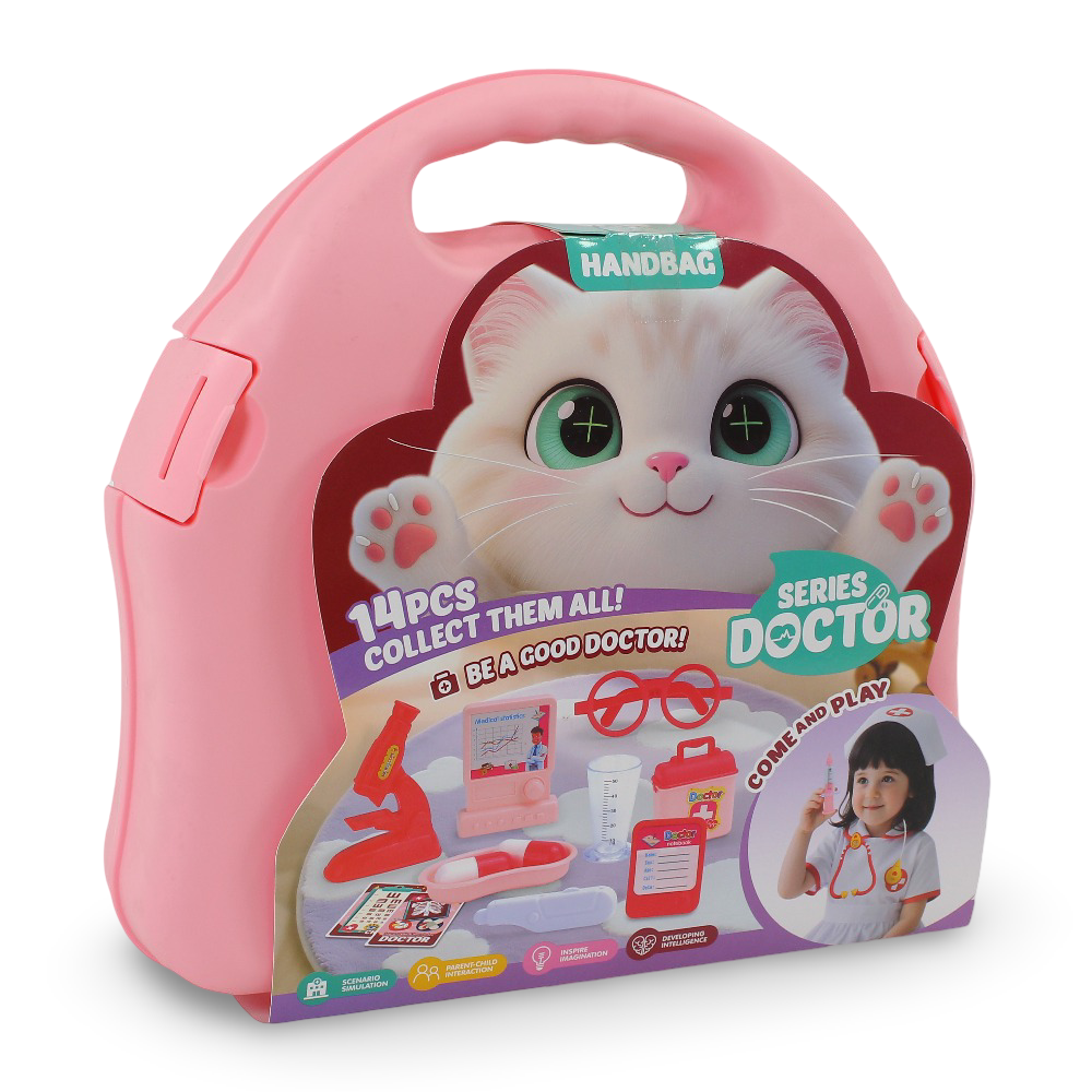 Series Doctor Handbag Pink – 14 Pcs