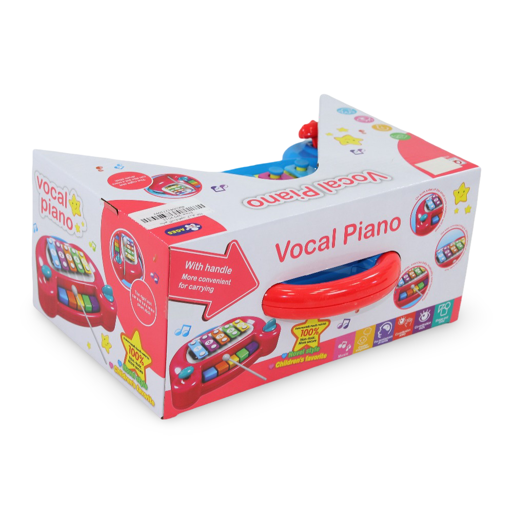 Vocal Piano & Classic Xylophone Toy – Blue