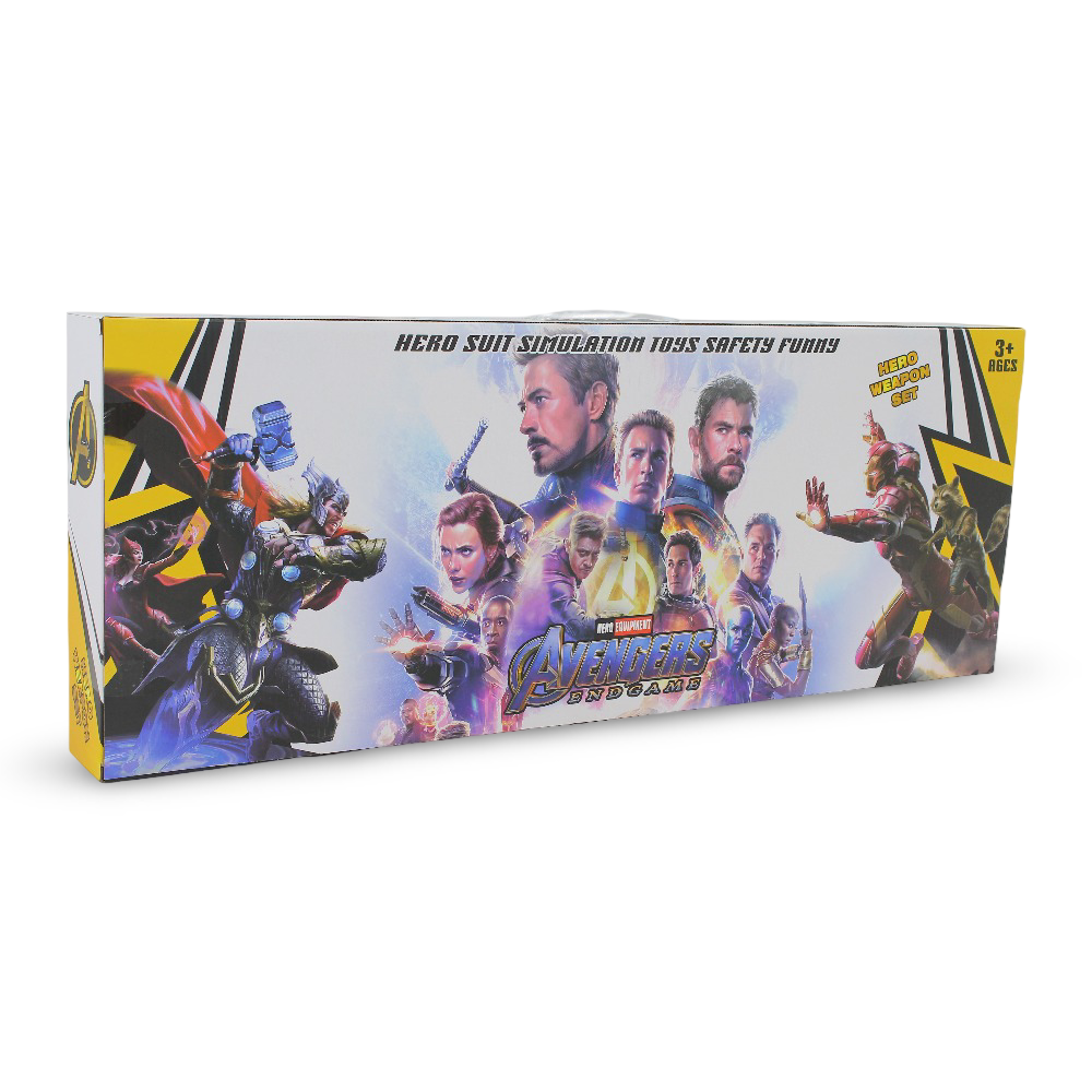 Avengers Spider-Man Set (Foam Gun, Shield, Mask, and Sword)