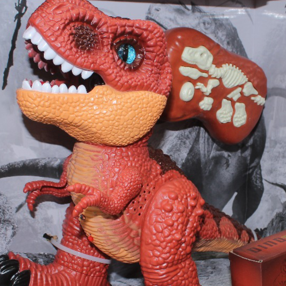 Remote Control Walking Dinosaur with Smoke and Sound Effects