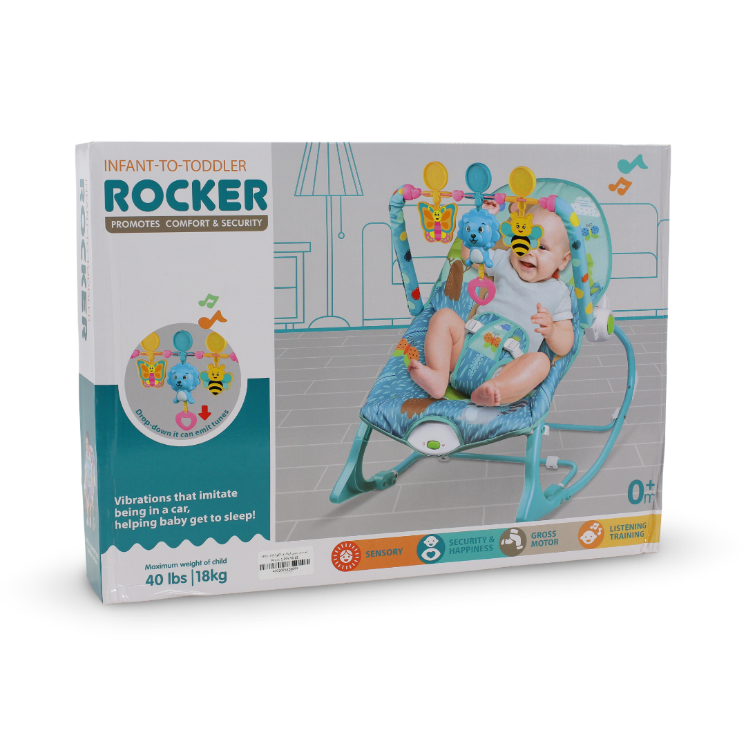 Tiibaby Infant-to-Toddler Rocker – Aqua