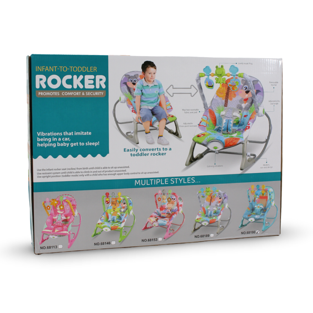 Tiibaby Infant-to-Toddler Rocker – Aqua