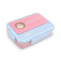 Delicacy Bento Stainless Steel Lunch Box – Pink & Baby Blue ( 1L )