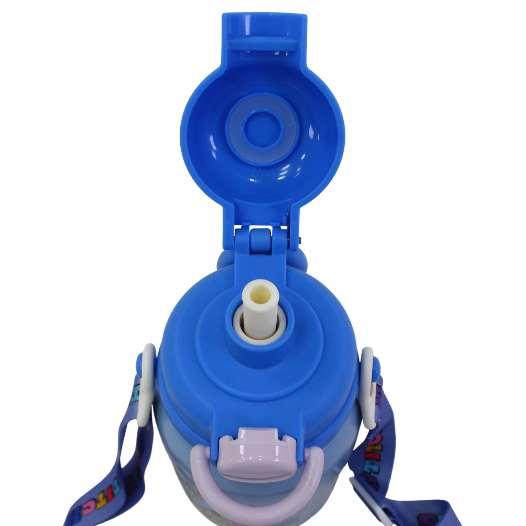 Stitch Stainless Steel Water Bottle – Blue