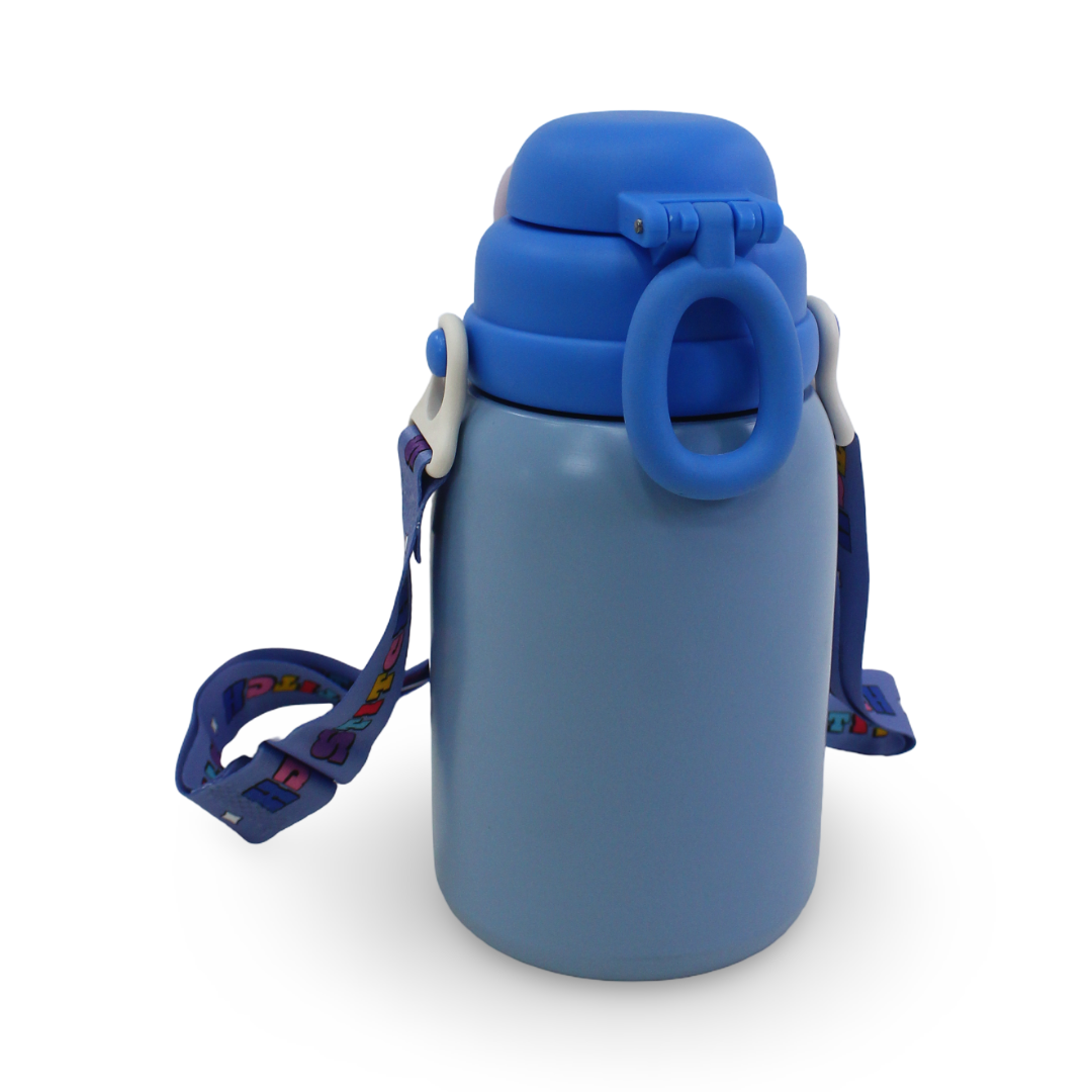 Stitch Stainless Steel Water Bottle – Blue