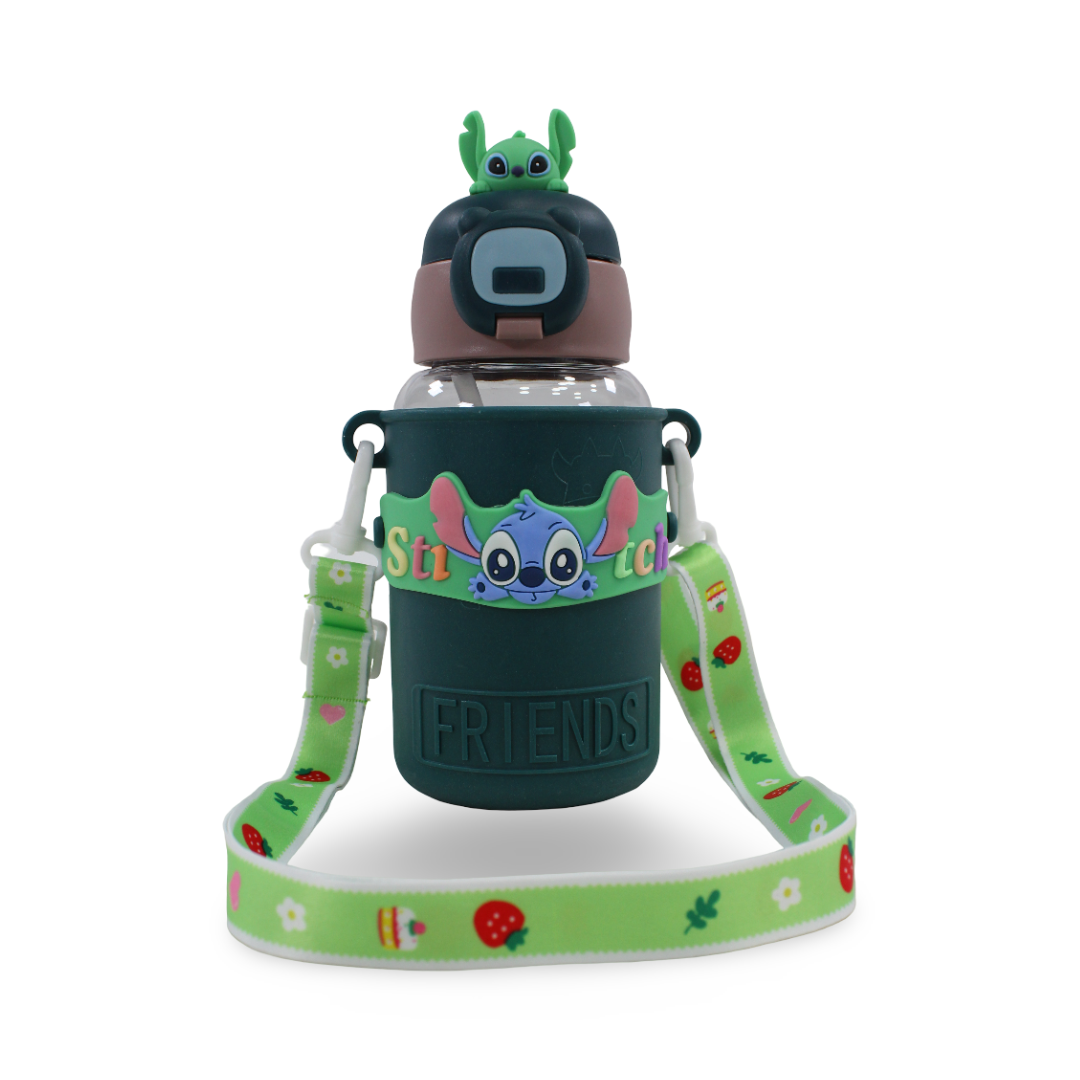 Stitch Water Bottle – Olive
