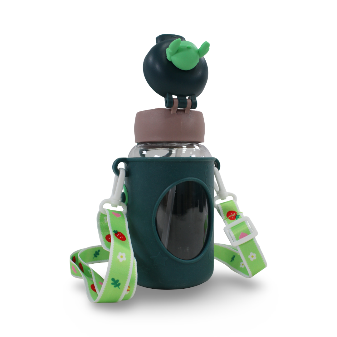 Stitch Water Bottle – Olive